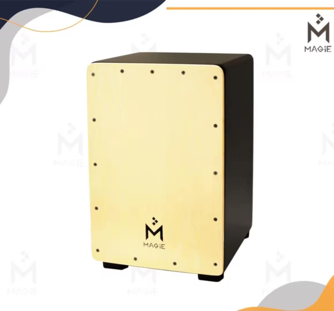 Magie Cajon Drum ລຸ້ນ MC38B ກ່ອງ Cajon ນັ່ງຕີ Magie ເຄື່ອງດົນຕີ ເຄື່ອງເຄາະຈັງຫວະ ກ່ອງພົກພາ ອະຄູສຕິກ