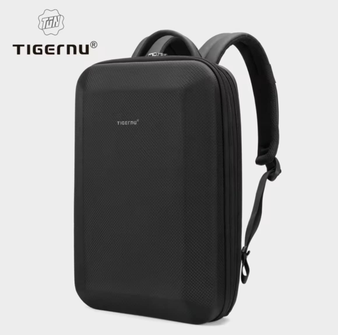 Tigernu 9152 ຮັບປະກັນຕະຫຼອດອາຍຸການໃຊ້ງານ ກະເປົາເປ້ທຸລະກິດ ສະພາຍຫຼັງຜູ້ຊາຍ 15.6 ນິ້ວ ຂະຫຍາຍໄດ້ ກະເປົາແລັບທ໋ອບ ກະເປົາເປ້ສະພາຍຫຼັງຜູ້ຊາຍບາງ ແຟຊັ່ນ ກະເປົາກັນຂະໂມຍ ສຳລັບໄວລຸ້ນ