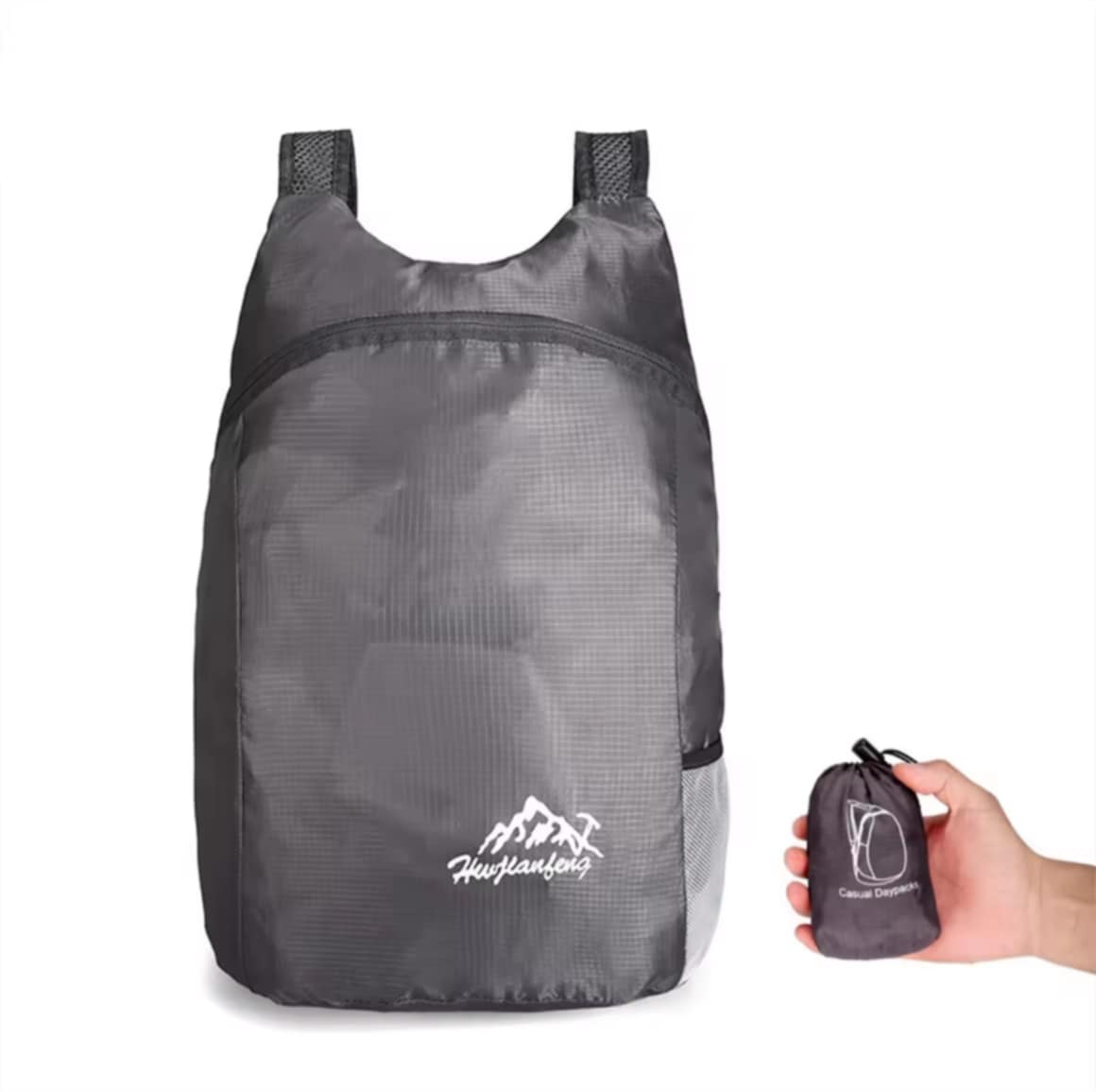 20L Ultralight ກະເປົາເປ້ສະພາຍຫຼັງພັບໄດ້ ສໍາລັບການເດີນທາງ, ແຄ້ມປິ້ງ, ການເດີນປ່າກາງແຈ້ງ