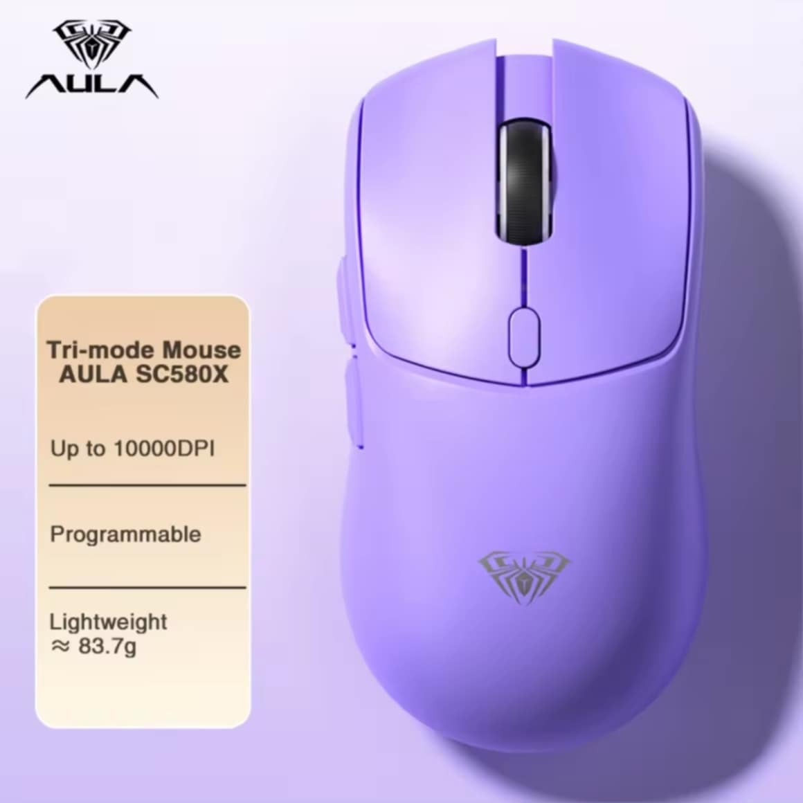 ເມົາສ໌ Bluetooth ແບບມີສາຍ / 2.4G ສໍາລັບການຫລິ້ນເກມ ແລະ ສໍານັກງານ 10000 DPI ແຜ່ນຮອງເມົາສ໌ຄວາມແມ່ນຍຳສູງ ສໍາລັບການປັບແຕ່ງ (ຮຸ່ນ SC580)