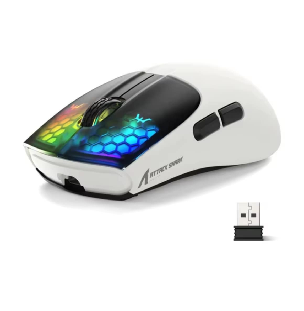 ເມົາສ໌ໄຮ້ສາຍສໍາລັບເກມ X5 ໜັກ 49G ນ້ຳຫນັກເບົາພິເສດ ໂໝດ Tri-Mode 2.4GHz / USB-C ແບບມີສາຍ / ເມົາສ໌ Bluetooth