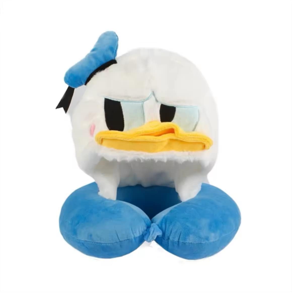 ຫມອນຮອງຄໍ ສະຕິດຊ໌ ມີຫມວກນ່າຮັກ ຫມອນຕຸ໊ກຕາຕົວໃຫຍ່ ນອນສະບາຍ ນຸ່ມ ລາຍງາມ.