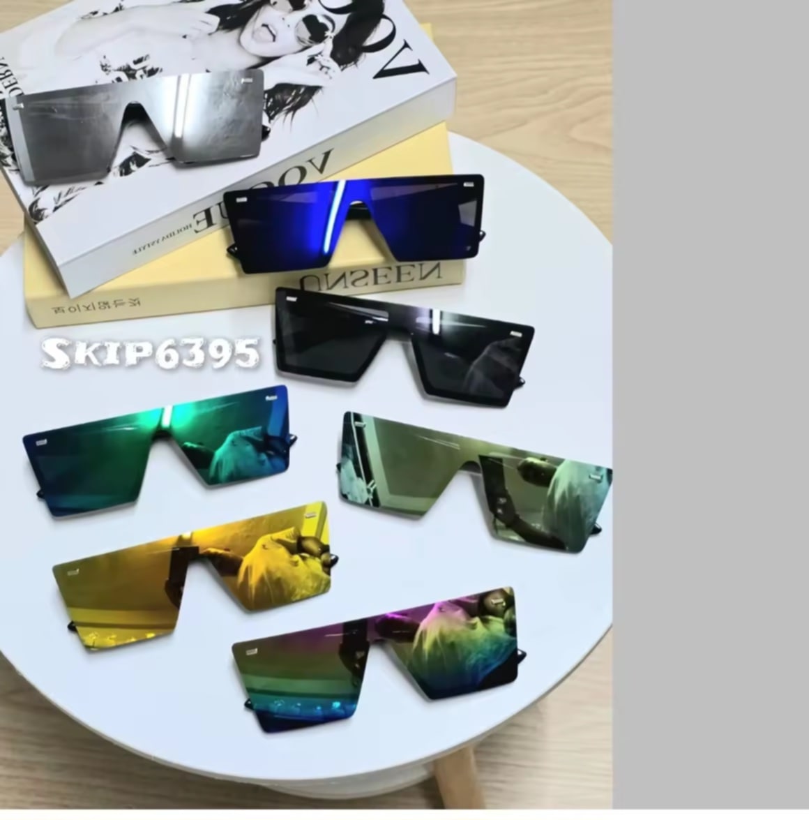 ✨ ແວ່ນຕາກັນແດດ ແວ່ນຕາແຟຊັ່ນ  ແວ່ນຕາເກັບຮູບຊົງ   ປ້ອງກັນ UV400