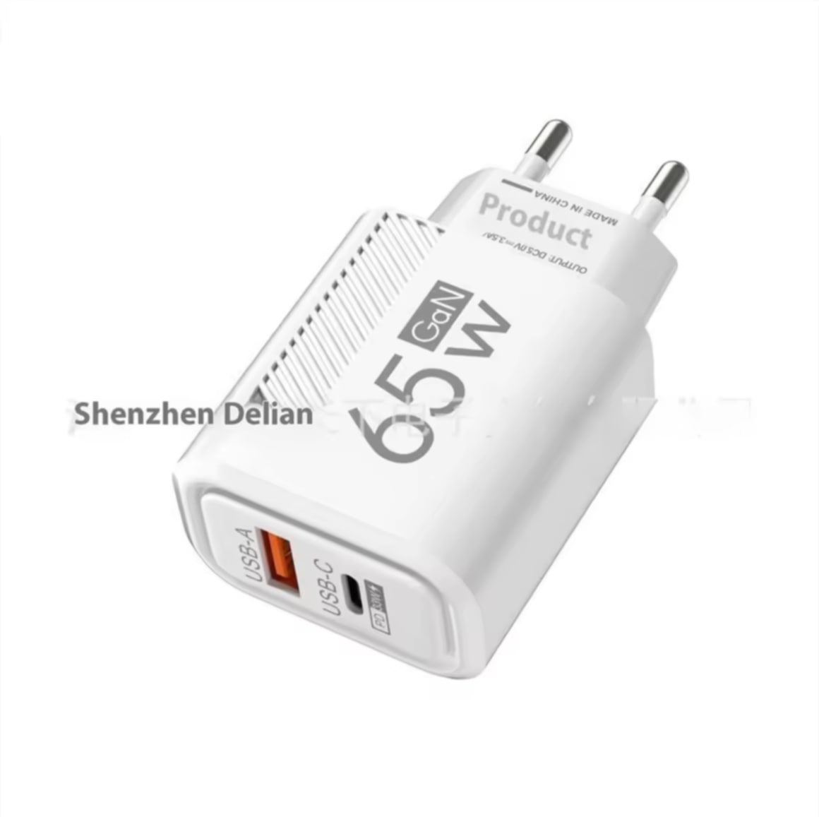 LI-TOP ອະແດັບເຕີຊາດໄວ 65W ພ້ອມພອດ USB-A ແລະ PD ເໝາະສໍາລັບສະມາດໂຟນ ແລະ ແທັບເລັດ
