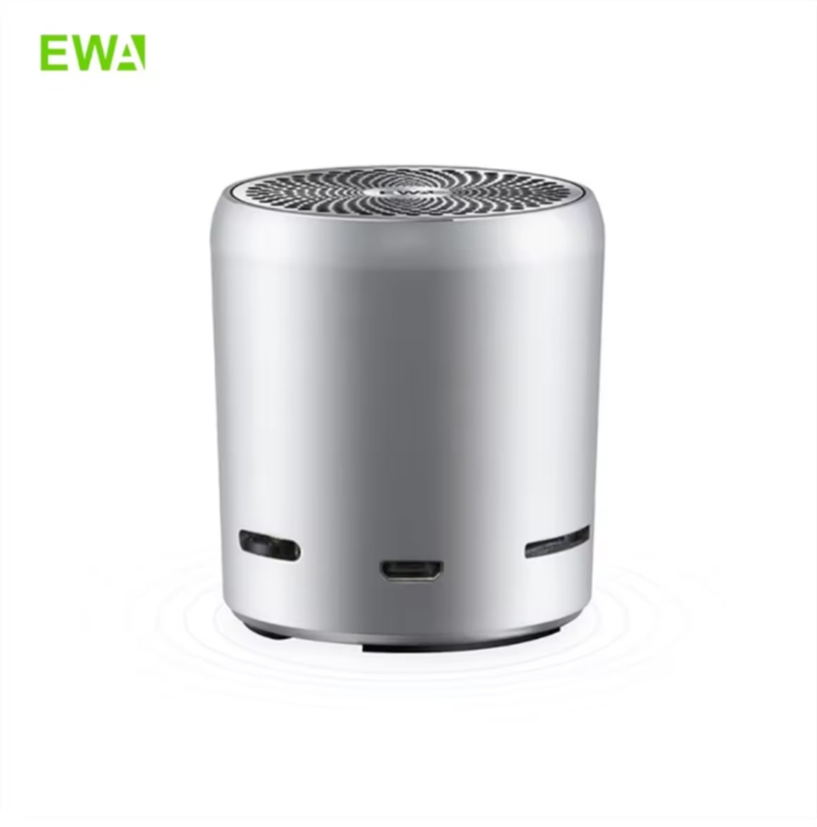 EWA A107S ລຳໂພງ Bluetooth ຂະໜາດນ້ອຍ, ພົກພາງ່າຍ, ຜະລິດຈາກວັດຖຸໂລຫະ, Bluetooth 5.0, ສາມາດຮອງຮັບກາດ TF