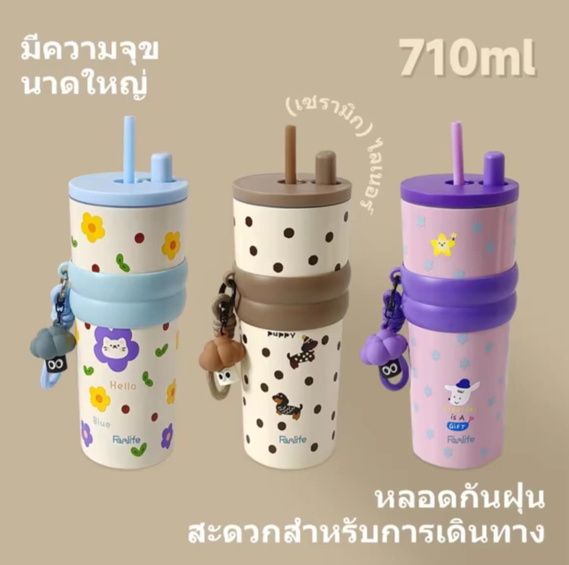 ແກ້ວເກັບຄວາມເຢັນ ແກ້ວ Yeti 316L ເຄືອບເຊຣາມິກ, ມີຫຼອດດື່ມແລະຈີ້ຫນ້າຮັກ ເກັບຄວາມເຢັນໄດ້ 24 ຊົ່ວໂມງ, ຄຸ້ມຄ່າສຸດ - 249