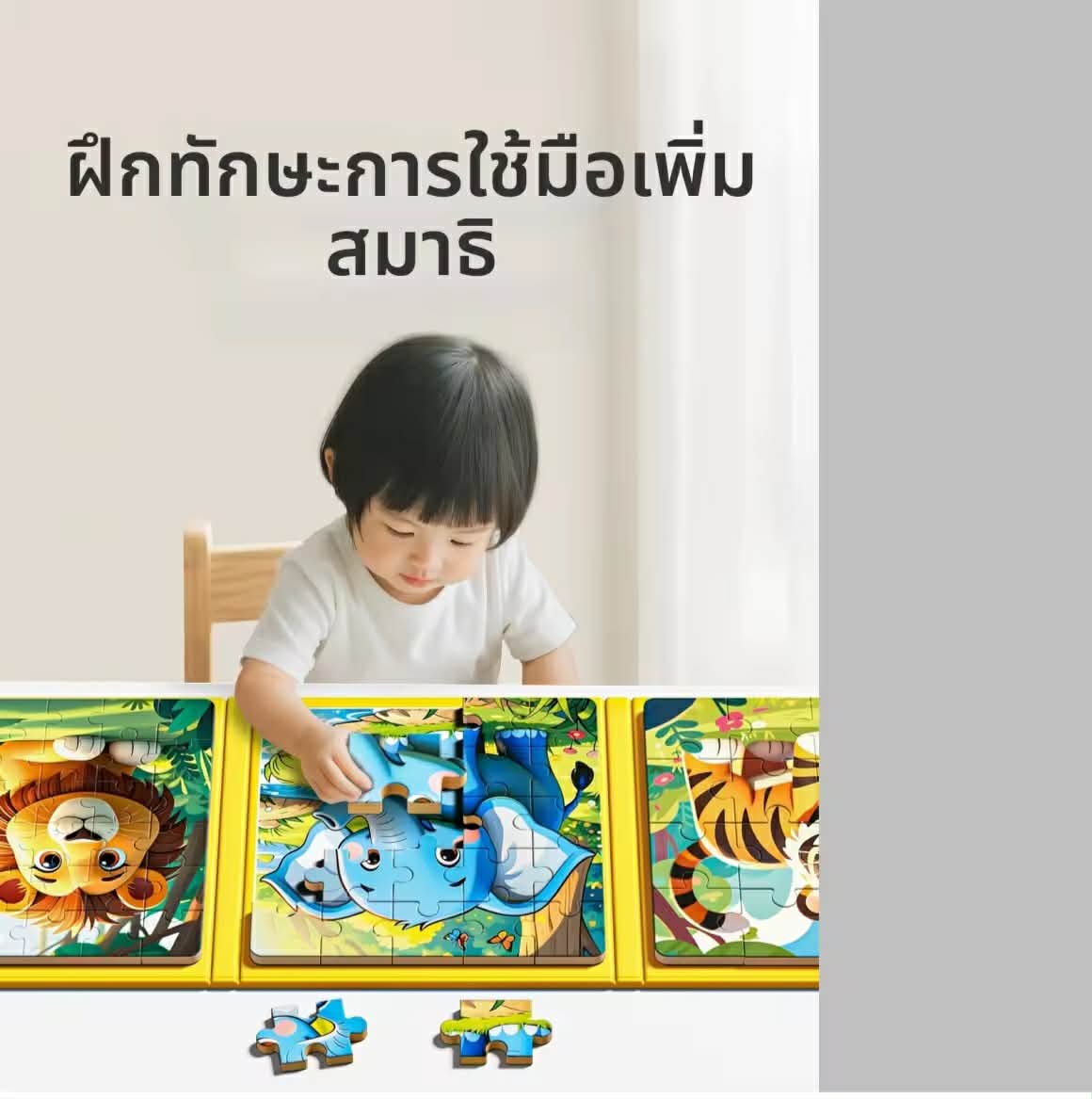 TONGMUXING | ຂອງຫລິ້ນພັດທະນາສະຫມອງ ປິດສານາ 3D ສໍາລັບເດັກອາຍຸ 3-6 ປີ