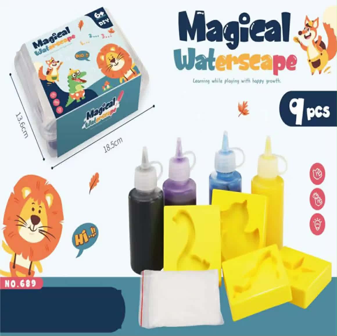 ຂອງຫຼິ້ນສຳລັບເດັກ DIY Magic Water Jelly ເຈວລີ່ນ້ຳສ້າງໄດ້ດ້ວຍຕົນເອງ ຂອງຫຼິ້ນແນວວິທະຍາສາດ ຊ່ວຍສົ່ງເສີມພັດທະນາການ ແລະ ຈິນຕະນາການຂອງເດັກນ້ອຍ